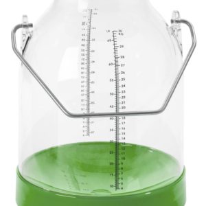 2 Secchi In Plastica Per Alimenti 25 Litri Con Coperchio Trasparente - Impilabili, Per Farina, Acqua, Mangimi - Uso Alimentare