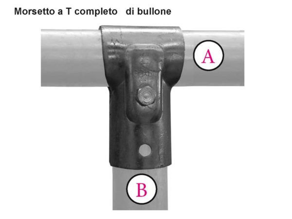 MORSETTO A T A 1 BULLONE 1"1/2X1"