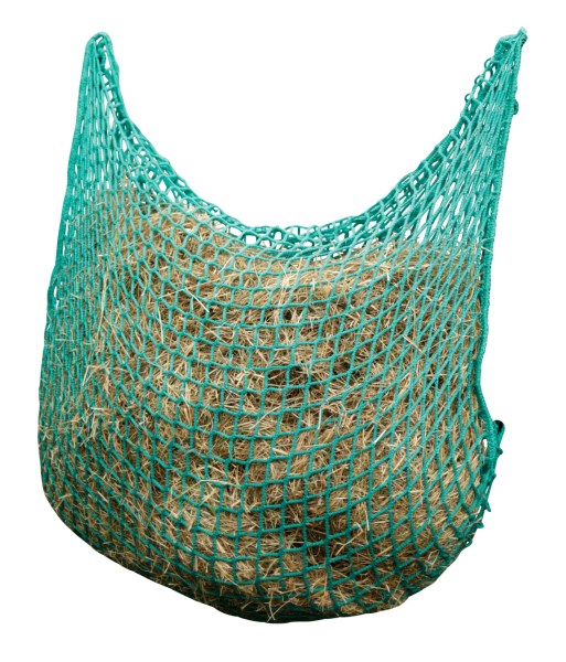 Start Rete Da Fieno Per Cavalli In Nylon - Grande Capacità 7 Kg, Maglie 4x4 Cm - Turchese