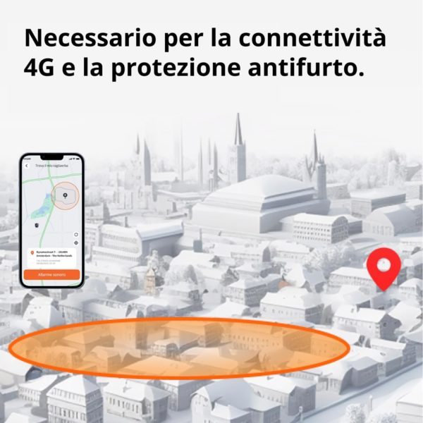 Navimow Access+ 4G Modulo, necessario per la connettività 4G e la protezione antifurto, accessorio per robot tagliaerba Navimow i105E, i108E - immagine 6