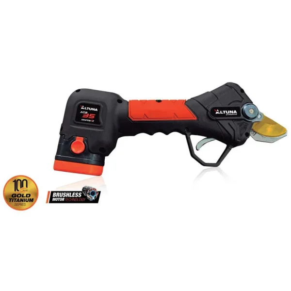 Forbice elettronica cordless Altuna ACB 35 Titanio, taglio mm. 35, 16,8 Volts, 2,6 Ah - immagine 3