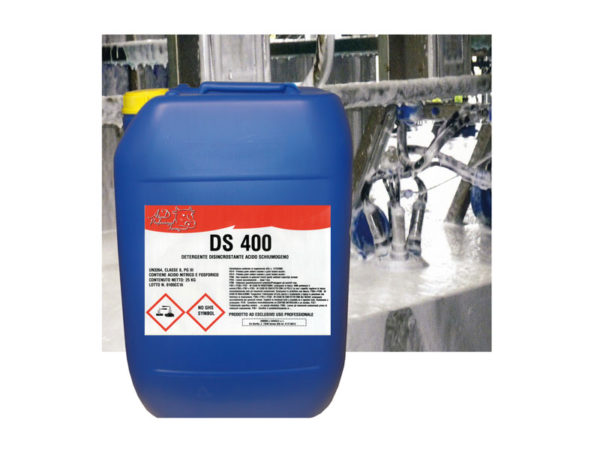 DETERGENTE SCHIUMOGENO DS400 KG.10 dose 2% - Schiuma pre mungitura Kg. 10