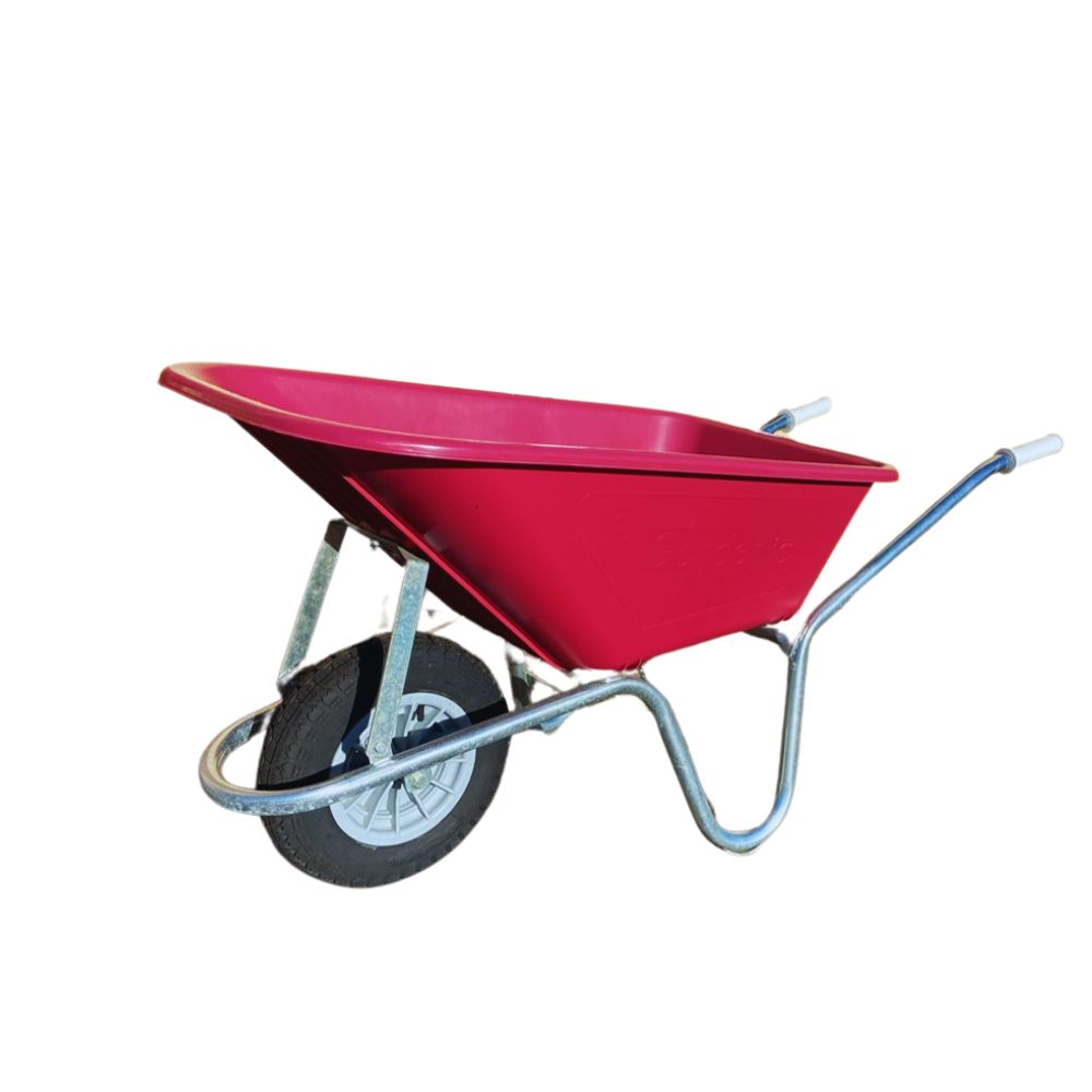 Carriola telaio in alluminio, Margherita con vasca ABS da 100 Lt. Vinaccia