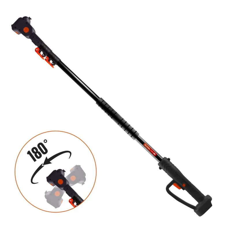 ASTA TELESCOPICA ALTUNA, lunga da cm. 123 a 263, per cesoie e motoseghe a batteria della gamma AF