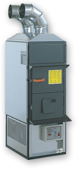 GENERATORE D'ARIA CALDA A LEGNA, CON FORNO INOX, DA 500 metri cubi - immagine 5