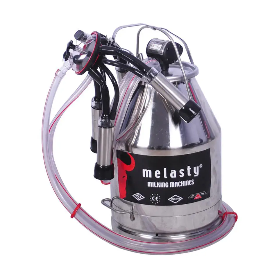 SECCHIO MUNGITORE VACCHE BF/MS CON SECCHIO INOX 30 LT