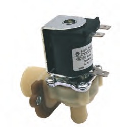 ELETTROVALVOLA A SOLENOIDE 2 VIE, A.U.K. MULLER. 1 USC. AD ANGOLO 24V - corrente alternata