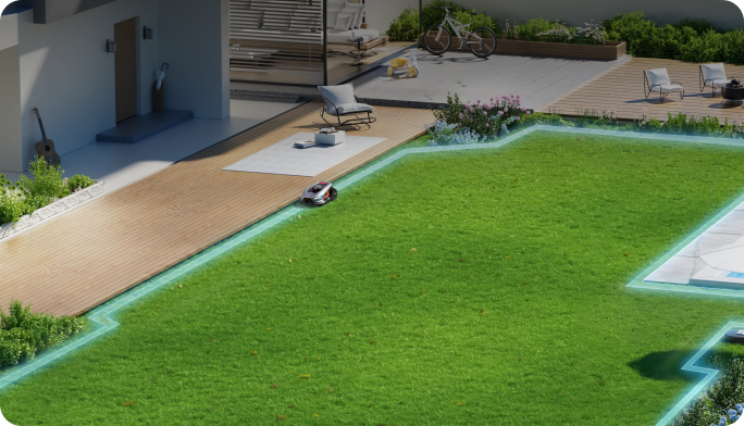 Robot Rasaerba Sunseeker X4 Elite Senza Filo Perimetrale con LiDAR e Vision AI - immagine 24