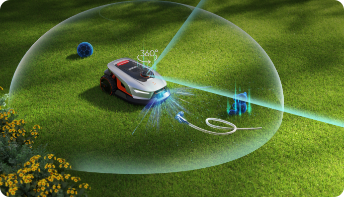 Robot Rasaerba Sunseeker X4 Elite Senza Filo Perimetrale con LiDAR e Vision AI - immagine 20