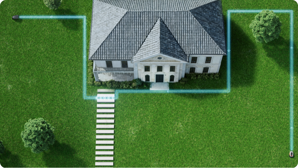 Robot Rasaerba Sunseeker X4 Elite Senza Filo Perimetrale con LiDAR e Vision AI - immagine 9