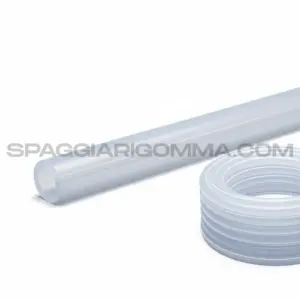TUBO TRASPARENTE SILKY, morbido & resistente, diam.int. 14,5 mm. x 24,5 mm. est.