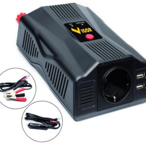 INVERTER VIGOR V-I, crea corrente 220 volts da una presa 12 volts  - 200 WATTS di potenza