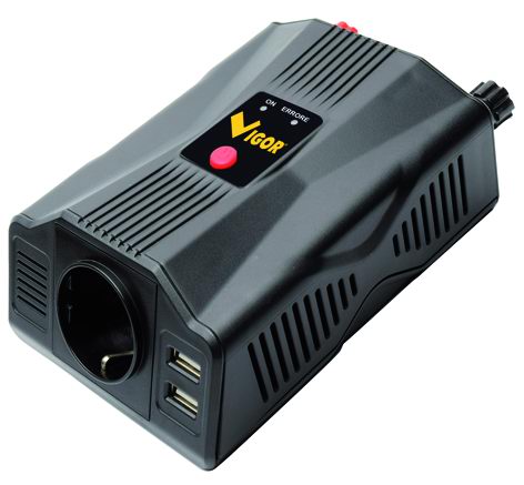 INVERTER VIGOR V-I, crea corrente 220 volts da una presa 12 volts - 200 WATTS di potenza - immagine 3